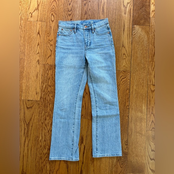 J. Crew Full Length Demi Boot Cut Jeans NWOT - Picture 5 of 6
